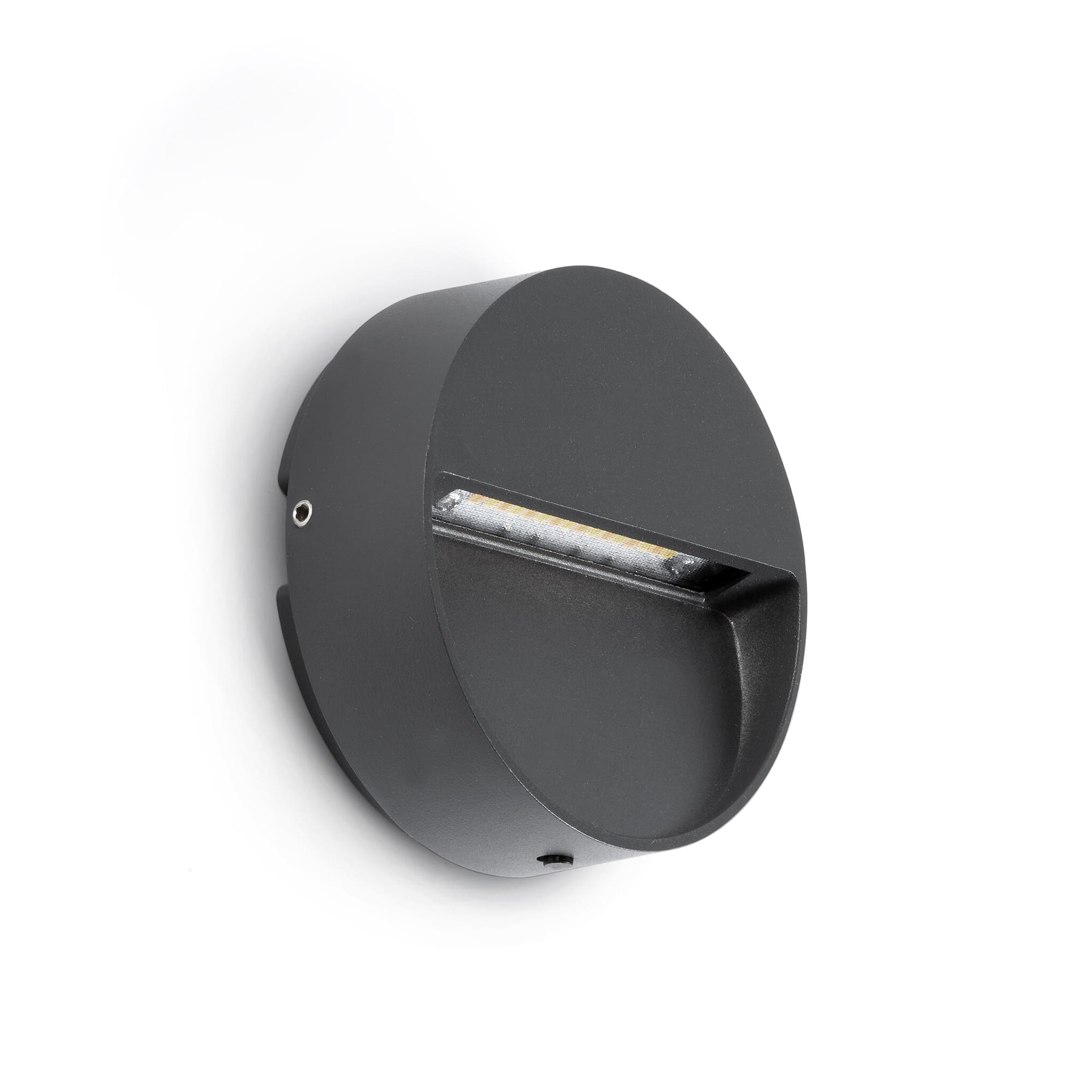 DUNE R Round wall applique in dark серый