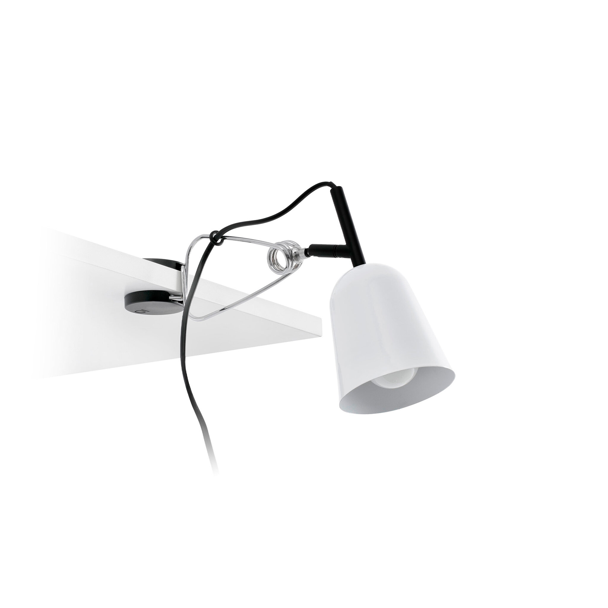 STUDIO белый clip lamp
